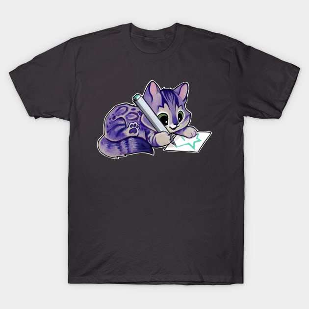 Drawing kitty T-Shirt by BiancaRomanStumpff